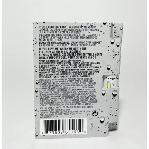 MAC Prep & Prime Fix Plus Setting Spray SAMPLE SIZE - Picture 3 of 3